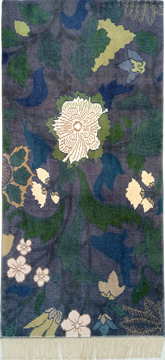 更紗宝華文 「Sarasahougemon」 – 本家鍋島緞通