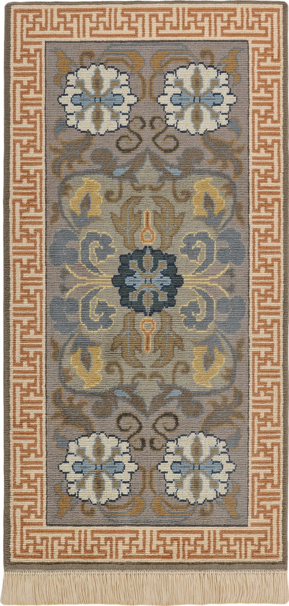 呉牡丹唐草文 縁卍繫文 「Gobotankarakusamon