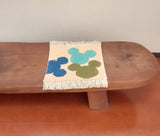 本家鍋島緞通 チェアパッド Disney - 水色 -