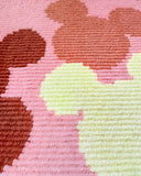 本家鍋島緞通 チェアパッド Disney - 桃色 -